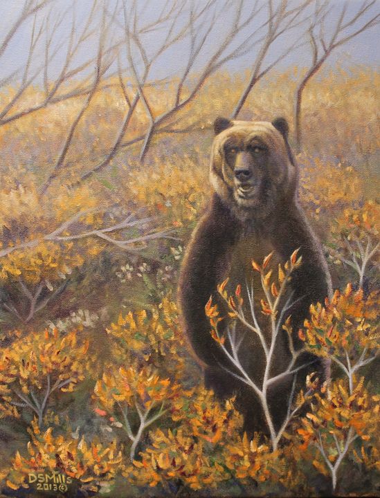 Getting His Bearings - Dan Mills Art