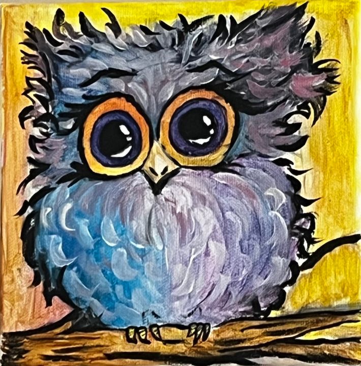 The magical owl - Creativelymad - Paintings & Prints, Animals, Birds ...