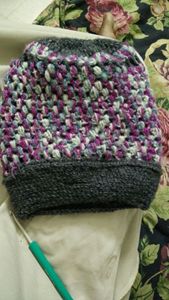 crochet beanie - SHARANITHA