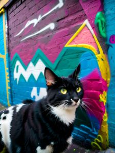 Sqeeky is a feral cat