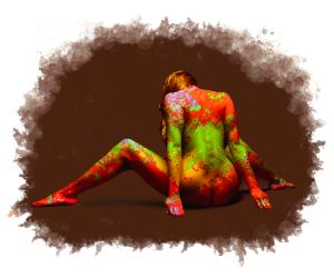 Painted Nude #2 - Karl Knox Images