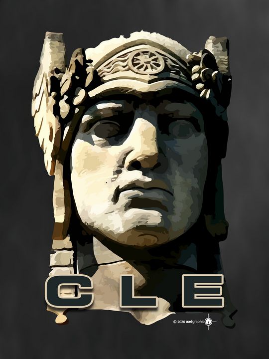 CLE Head Poster - aadgraphics