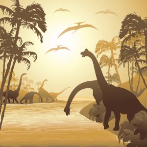 Dinosaurs on Jurassic Lagoon