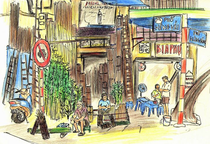 Simple Street Sketch