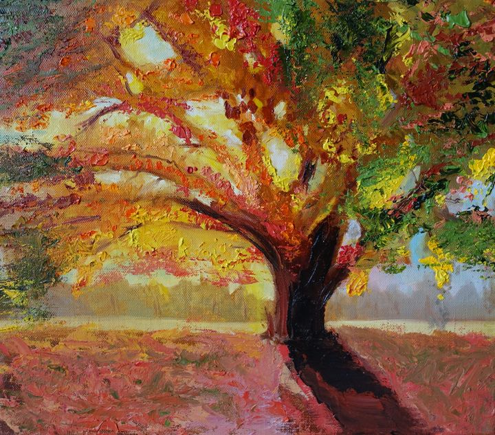 Autumn tree - My Gallery - Paintings & Prints, Flowers, Plants, & Trees ...