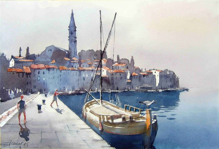Rovigno - Goran Žigolić Watercolors