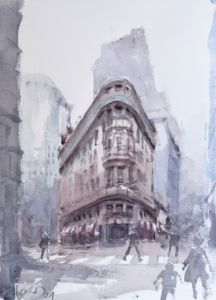 New york, Manhattan - Goran Žigolić Watercolors