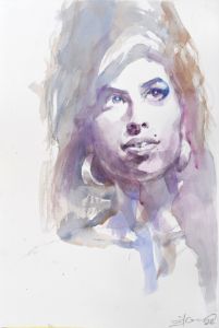 Amy - Goran Žigolić Watercolors