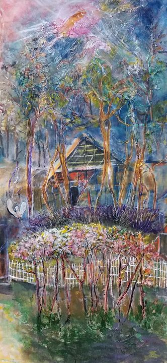 Day call - Raja 's fine art - Paintings & Prints, Landscapes & Nature ...