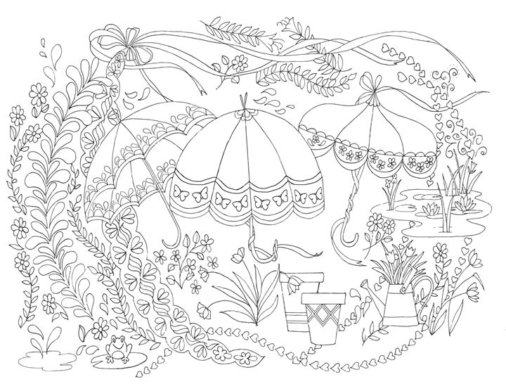 coloring pages for rainy days