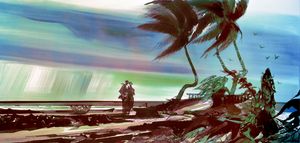 SOUTH PACIFIC - The Love Palms - ART THAT MADE THE MOVIES