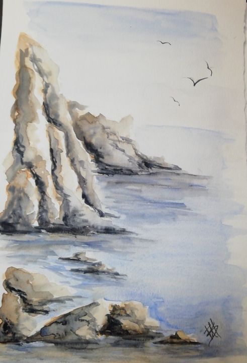 Seagulls - Gabbiani - Martina Bonaccorso - Paintings & Prints