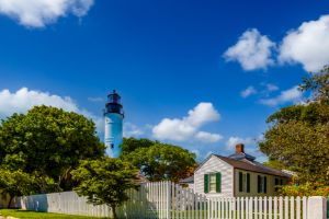 The Key West lighthouse in Key West