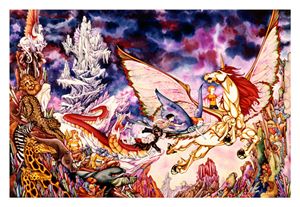 絵画 the baby dragon for peace Satomi M the baby dragon for peace Satomi M 絵画