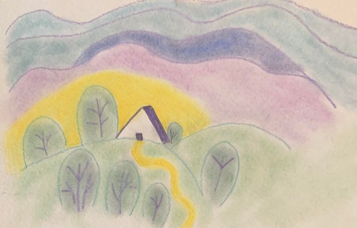 Artist Retta Dunn Whimsy - Retta's Happy Art - Drawings & Illustration, Landscapes ...