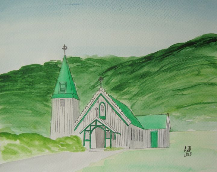 Saint Patrick's Akaroa - Falcon Peak Gallery - Paintings & Prints ...