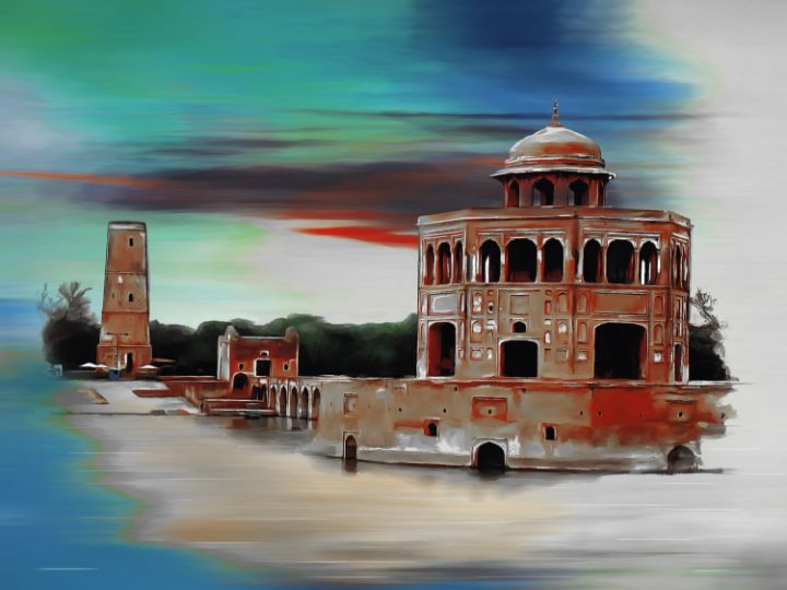 Hiran Minar Punjab Pakistan - Gull G - Paintings & Prints, Abstract ...