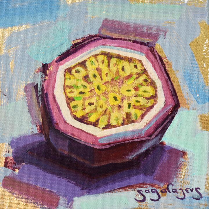 Passion fruit - Sagalajevs - Paintings & Prints, Still Life, Food