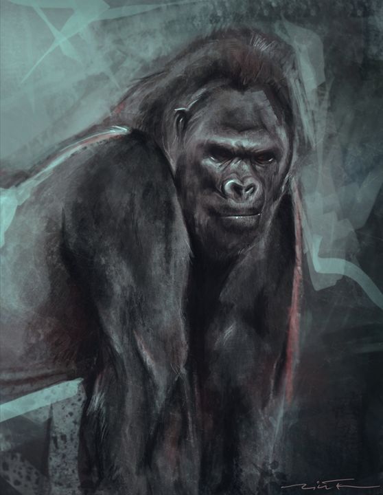 Gorilla - Nicole Fisher Art & Design