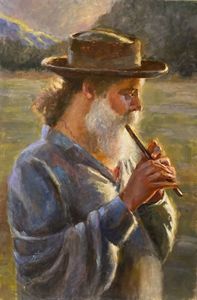 man with a pipe