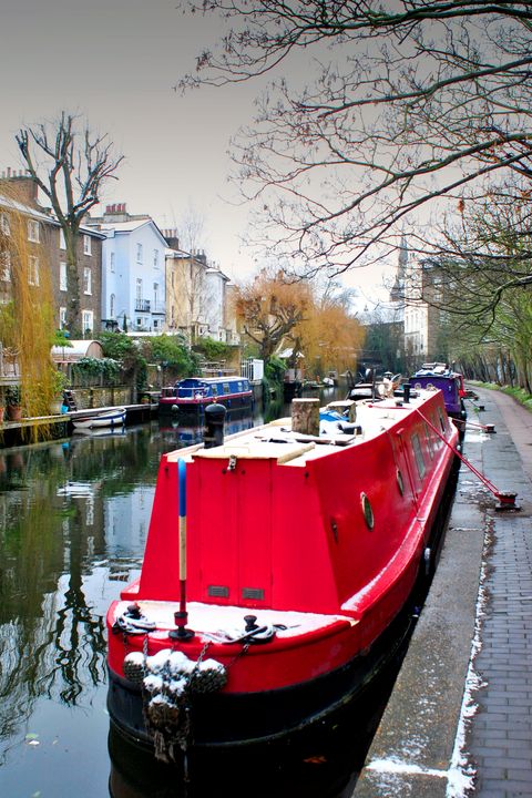 Narrow Boats Regent's Canal Camden - Andy Evans Photos