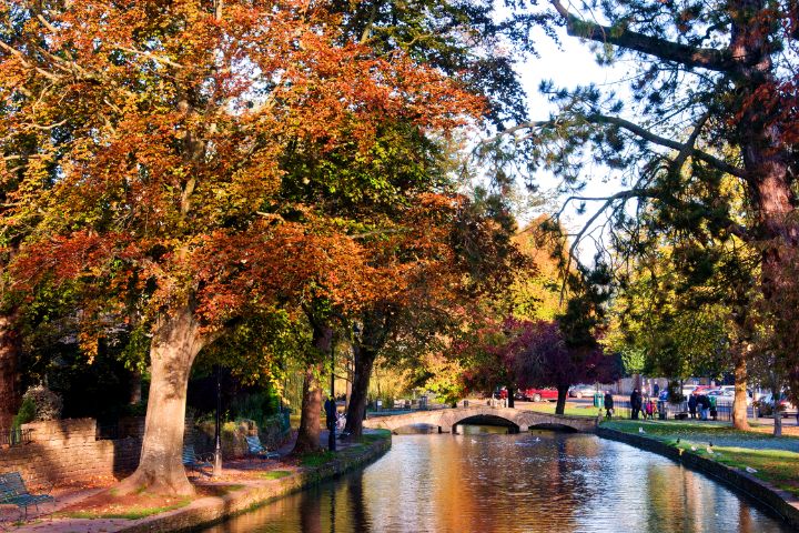 Bourton On The Water Autumn Trees Andy Evans Photos Photography 