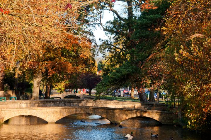 Bourton On The Water Autumn Trees Andy Evans Photos Photography 