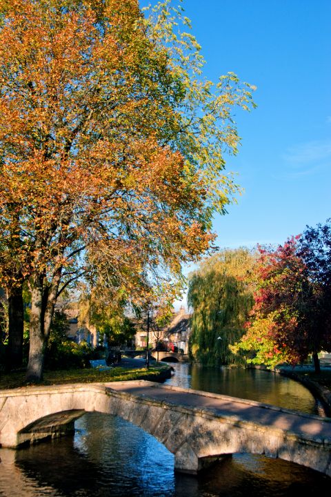 Bourton On The Water Autumn Trees Andy Evans Photos Photography 