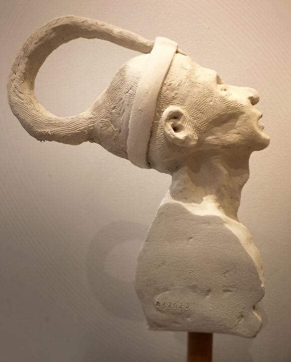 The Worshiper EmiliOpaintings Sculptures & Carvings, People