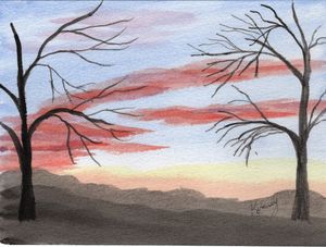 Mountain Sunset West