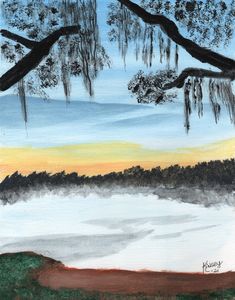 Florida Lagoon View - Original