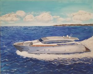 Dreamboat I, Original Acrylic