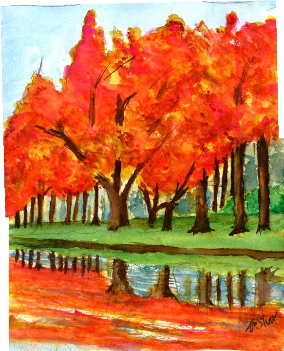 AUTUM - Prints of Original paintings by Jo Shaw - Paintings & Prints ...