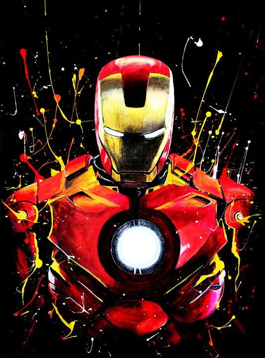 Ironman Unleashed - Renken's Art and Design - Paintings & Prints ...