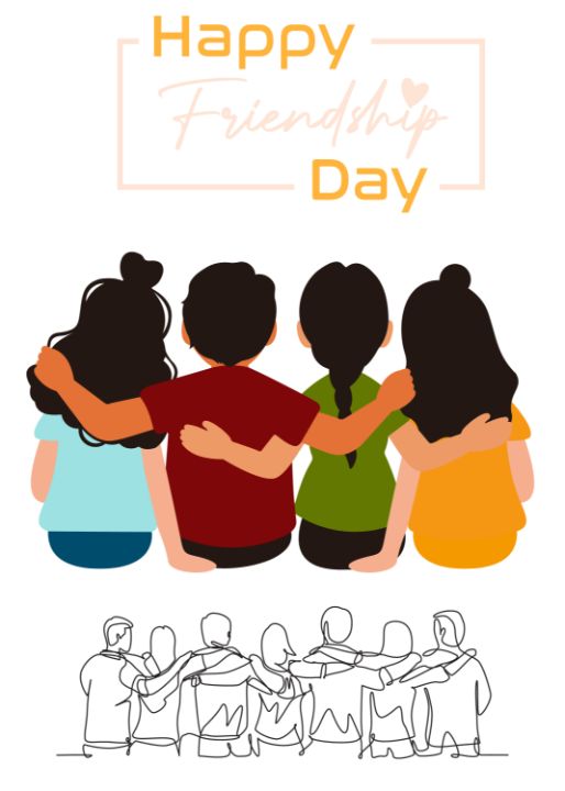 Friendship Celebration Illustration - Pictures, Paintings, and more ...
