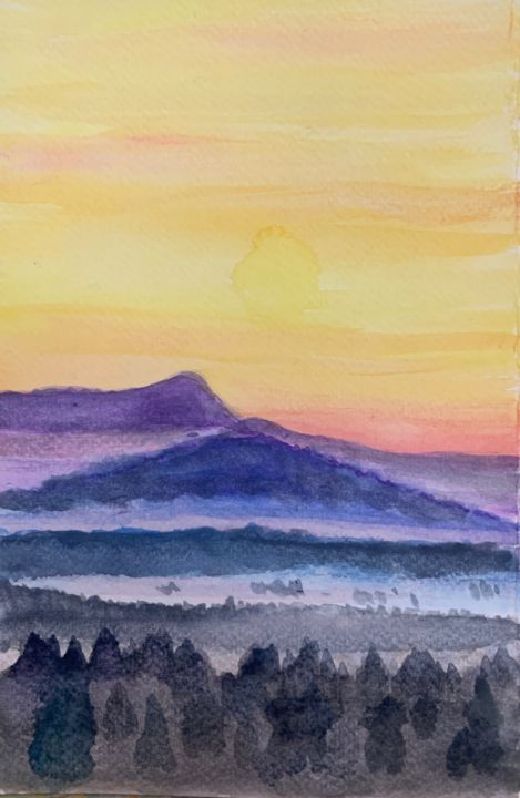 Eye Level With Sunrise - Andy's Art