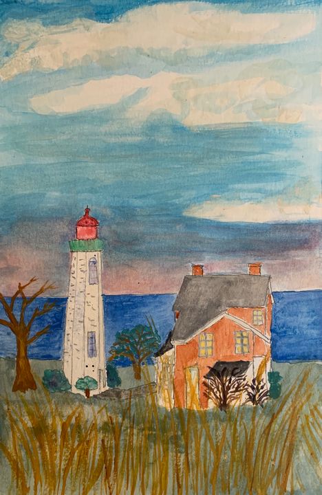 The Light Keeper's House - Andy's Art - Paintings & Prints, Landscapes ...