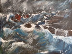 Vikings on a high tide