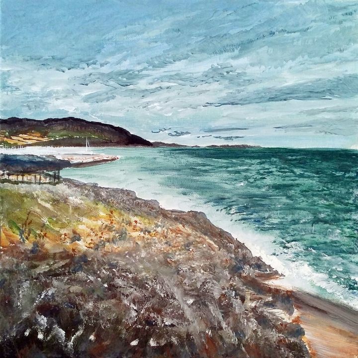 The Cove Greystones Pęchalski Art Paintings & Prints, Landscapes & Nature, Beach & Ocean