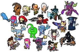 League of Legends sticker bundle #1 - Chibi Creations - Crafts & Other ...