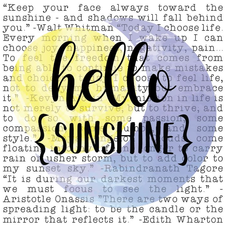 Hello Sunshine - SJ Design Company - Digital Art, Religion