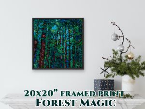 20x20” Drop-shipped FOREST MAGIC