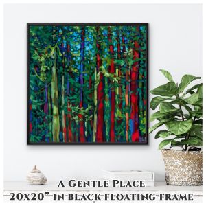 “A Gentle Place” 20x20 Framed Print