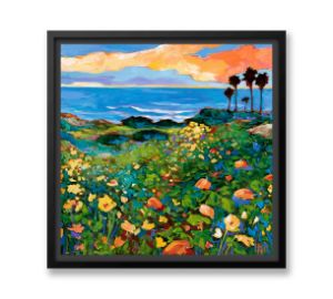 Lightshow” 8x8 Framed Print - MARNA SCHINDLER - Paintings & Prints,  Flowers, Plants, & Trees, Trees & Shrubs, Redwood - ArtPal