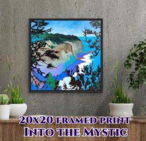 20x20 Framed Print INTO THE MYSTIC