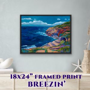 18x24 Framed Print BREEZIN’