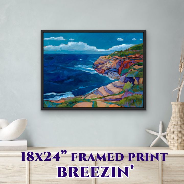 18x24 Framed Print BREEZIN’ - MARNA SCHINDLER