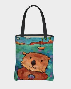 YOU OTTER BE HERE tote
