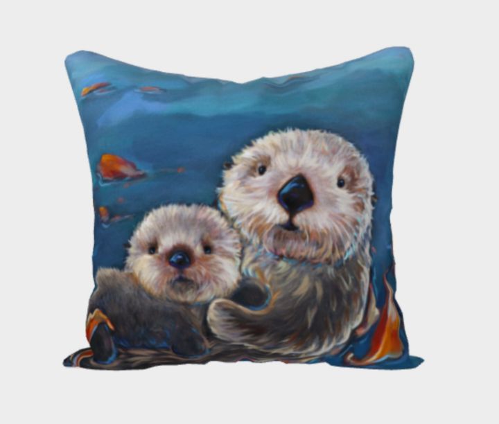 LOVE AT SEA pillow case - MARNA SCHINDLER