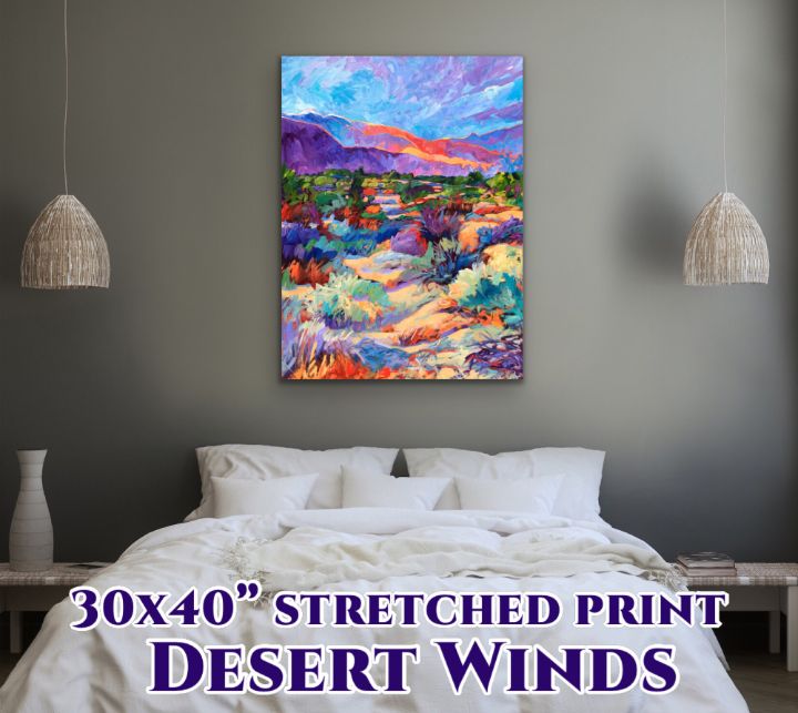 30x40” Stretched Print DESERT WINDS - MARNA SCHINDLER